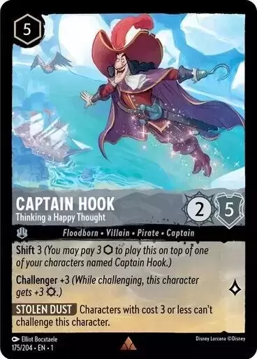 The First Chapter - Captain Hook - Thinking A Happy Thought - Foil