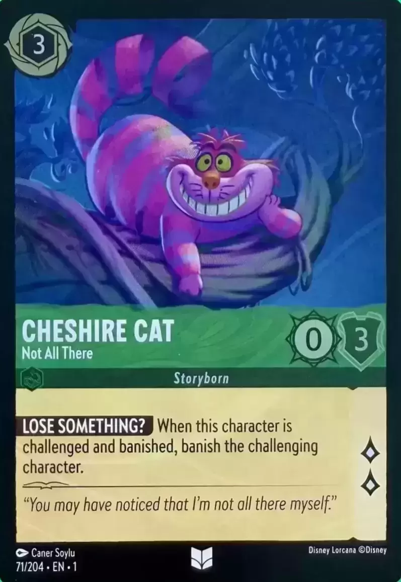 The First Chapter - Cheshire Cat - Not All There - Foil