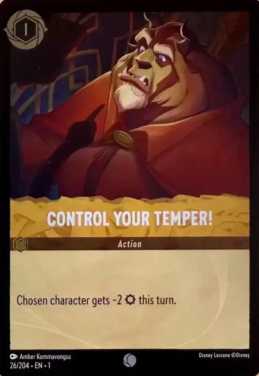The First Chapter - Control Your Temper! - Foil