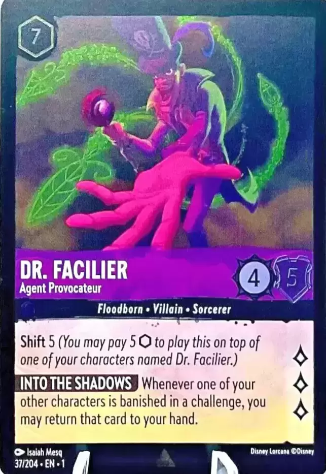 The First Chapter - Dr. Facilier - Agent Provocateur - Foil