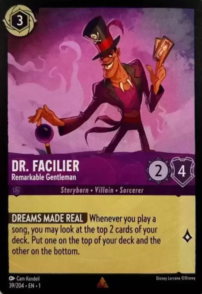 The First Chapter - Dr. Facilier - Remarkable Gentleman - Foil