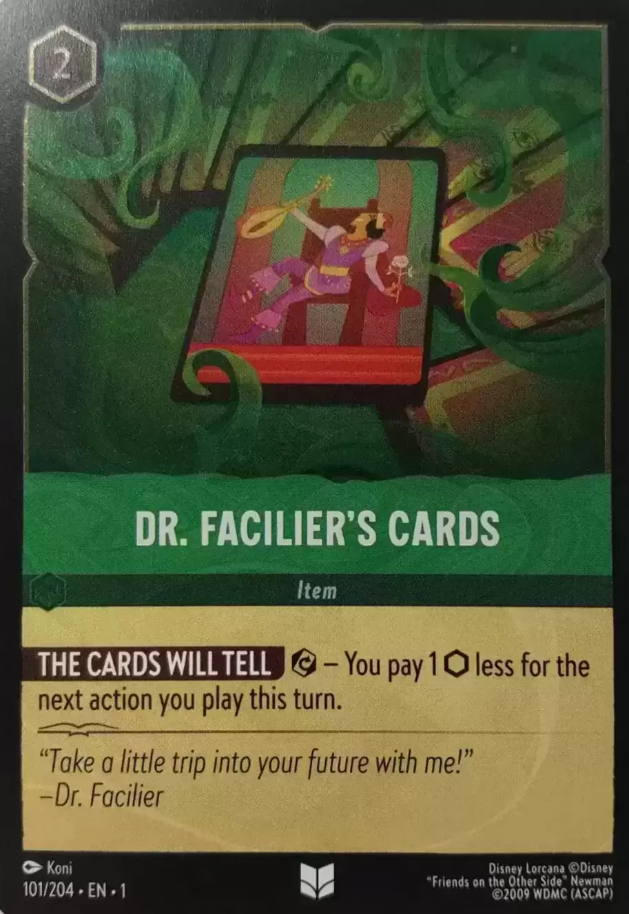 The First Chapter - Dr. Facilier\'s Cards - Foil