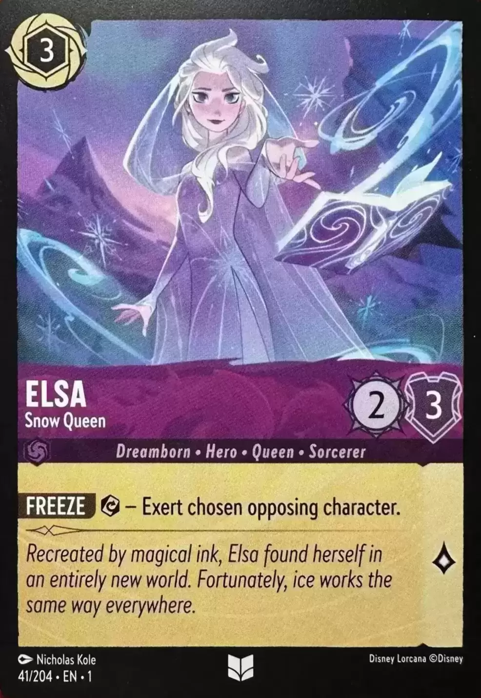 The First Chapter - Elsa - Snow Queen - Foil