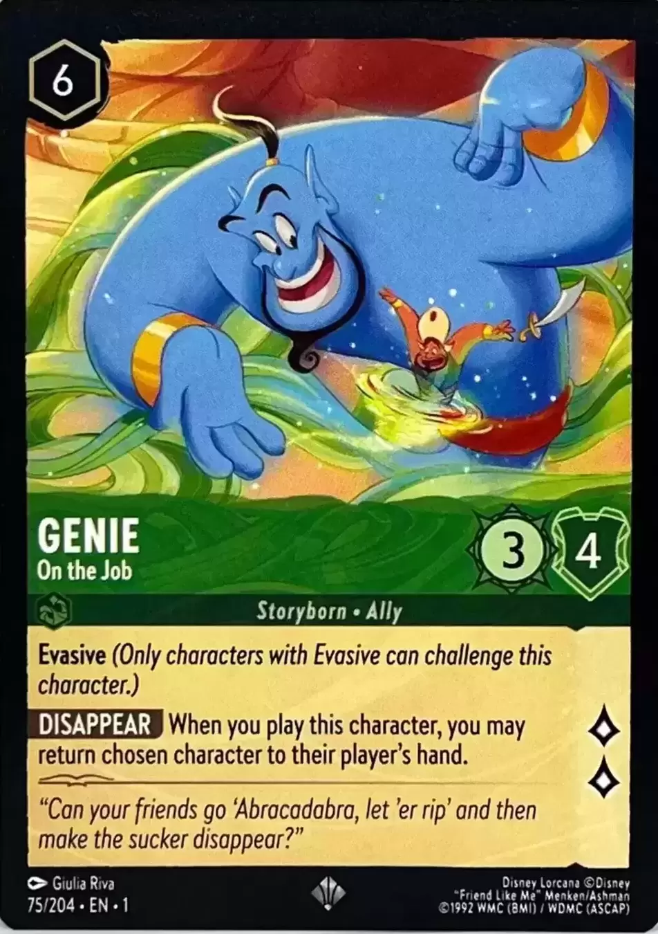The First Chapter - Genie - On the Job - Foil