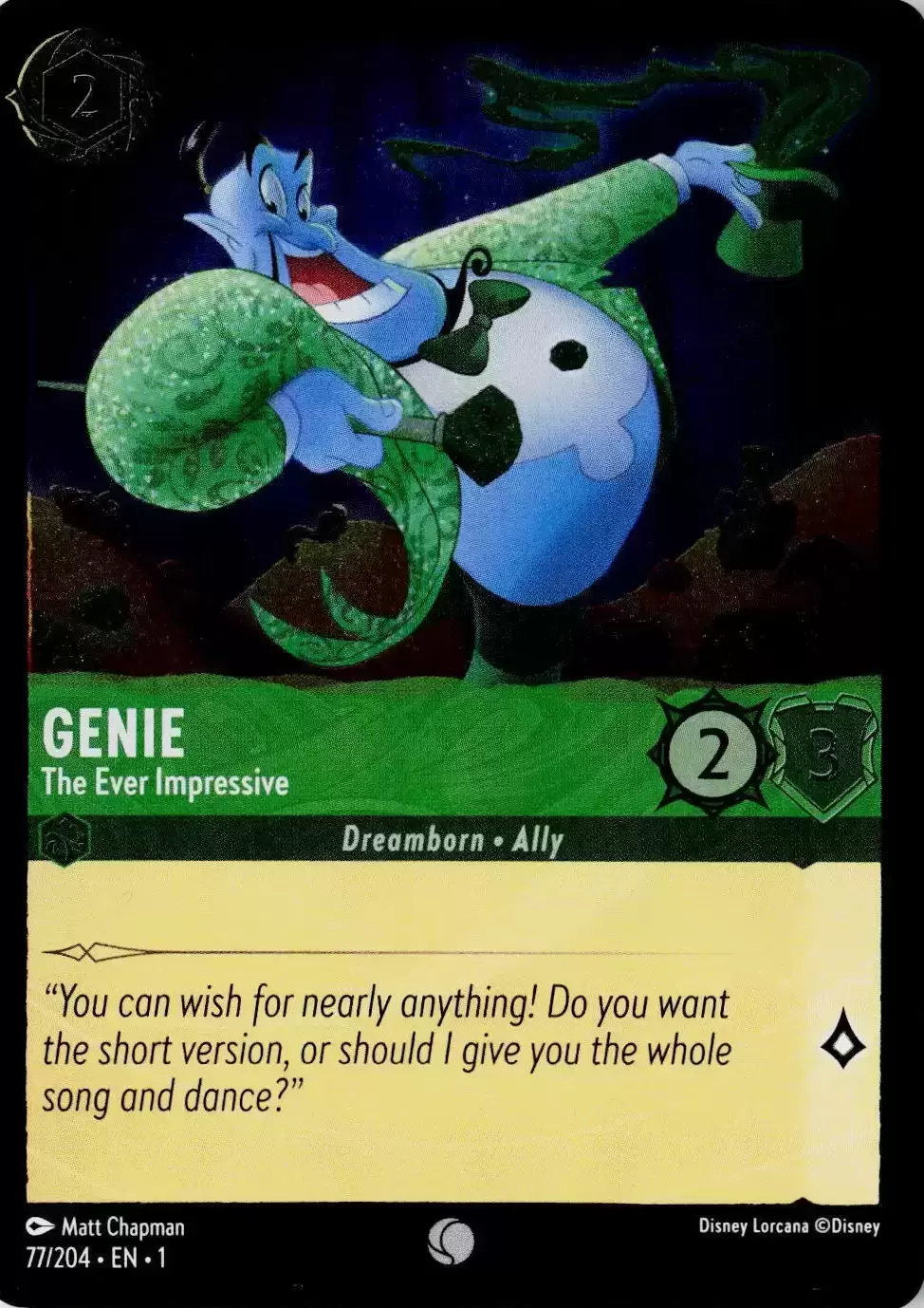 The First Chapter - Genie - The Ever Impressive - Foil