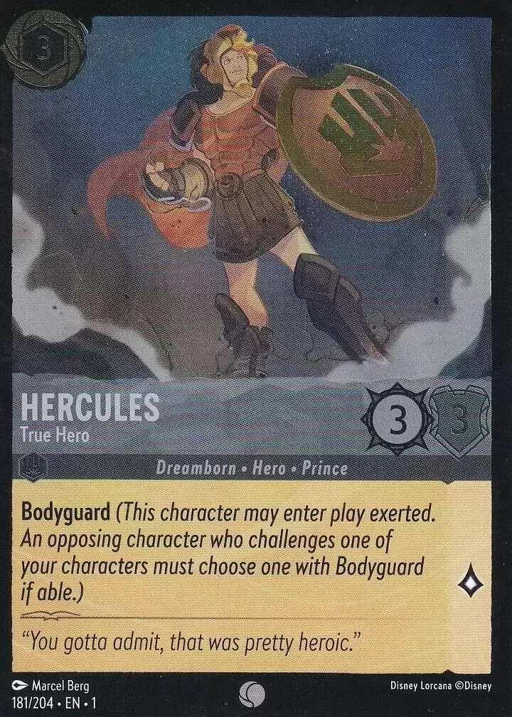 The First Chapter - Hercules - True Hero - Foil