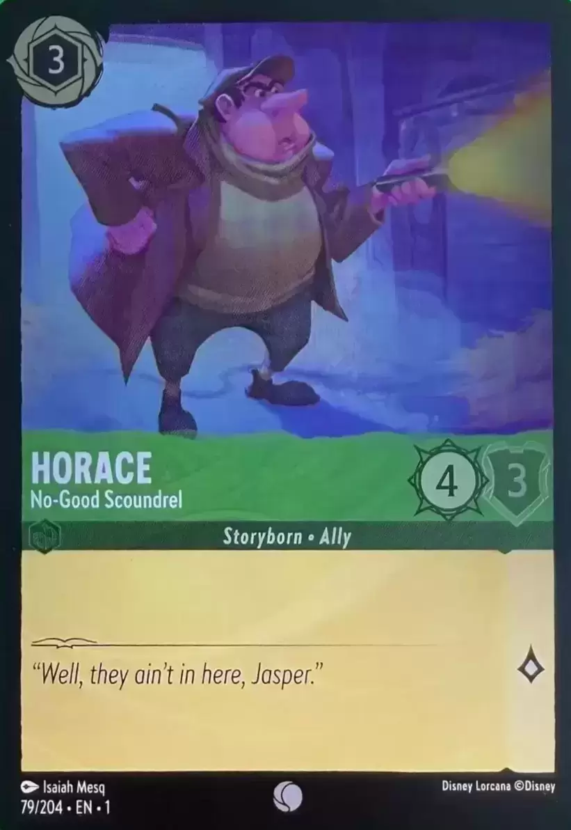 The First Chapter - Horace - No-Good Scoundrel - Foil