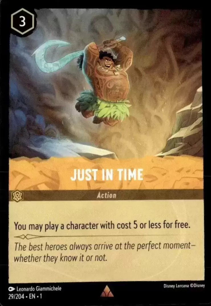 The First Chapter - Just In Time - Foil