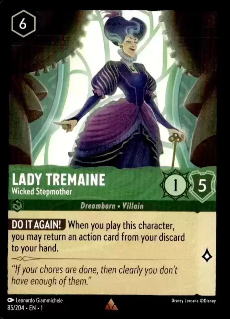 The First Chapter - Lady Tremaine - Wicked Stepmother - Foil