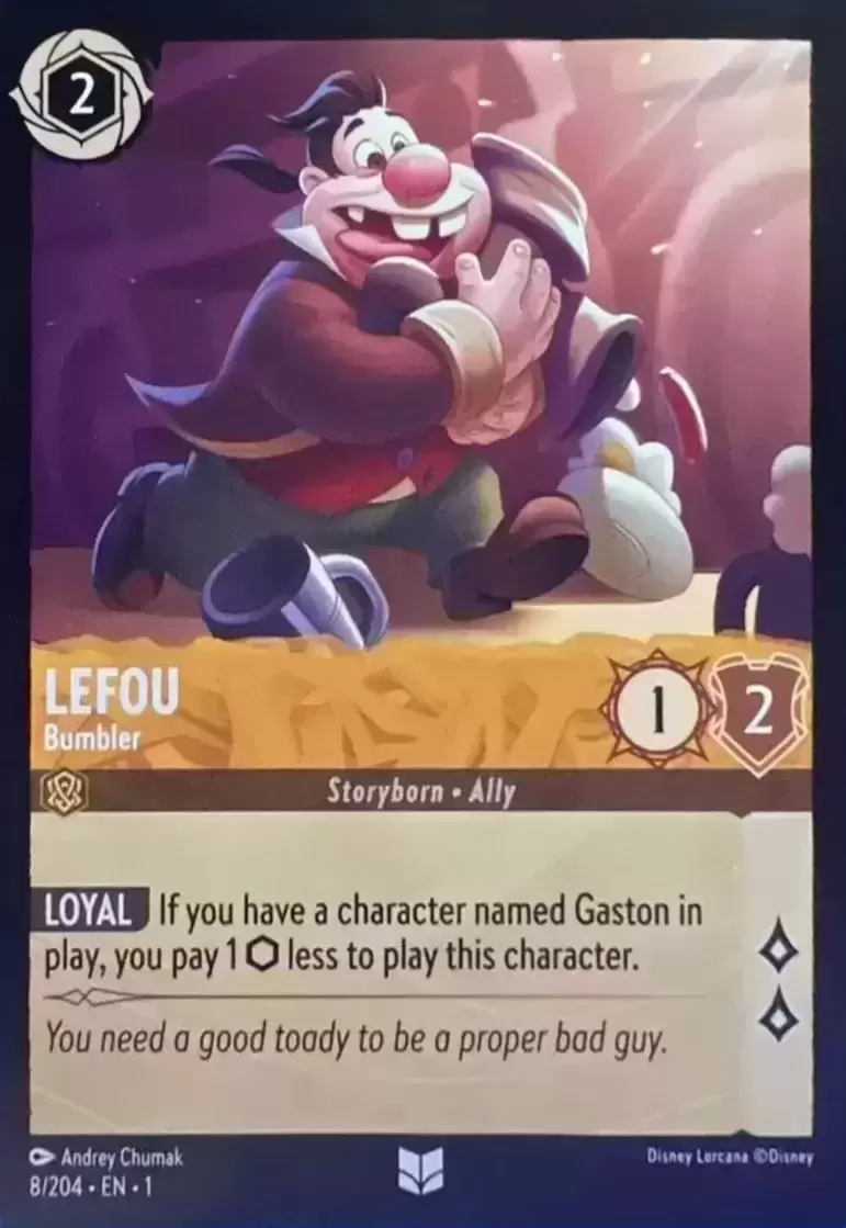 The First Chapter - Lefou - Bumbler - Foil