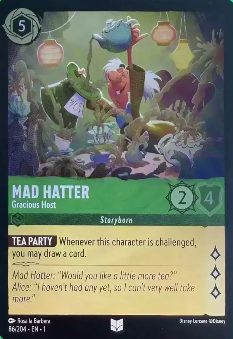 The First Chapter - Mad Hatter - Gracious Host - Foil