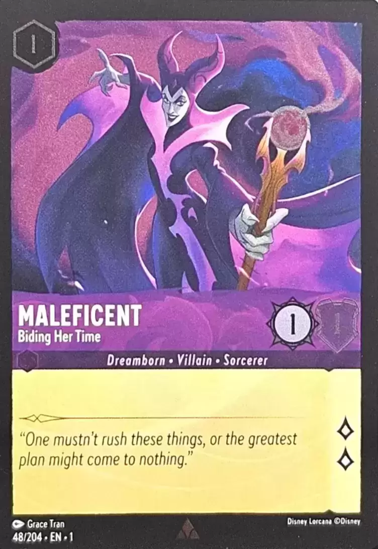 The First Chapter - Maleficent - Biding Her Time - Foil