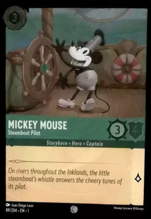 The First Chapter - Mickey Mouse - Steamboat Pilot - Foil