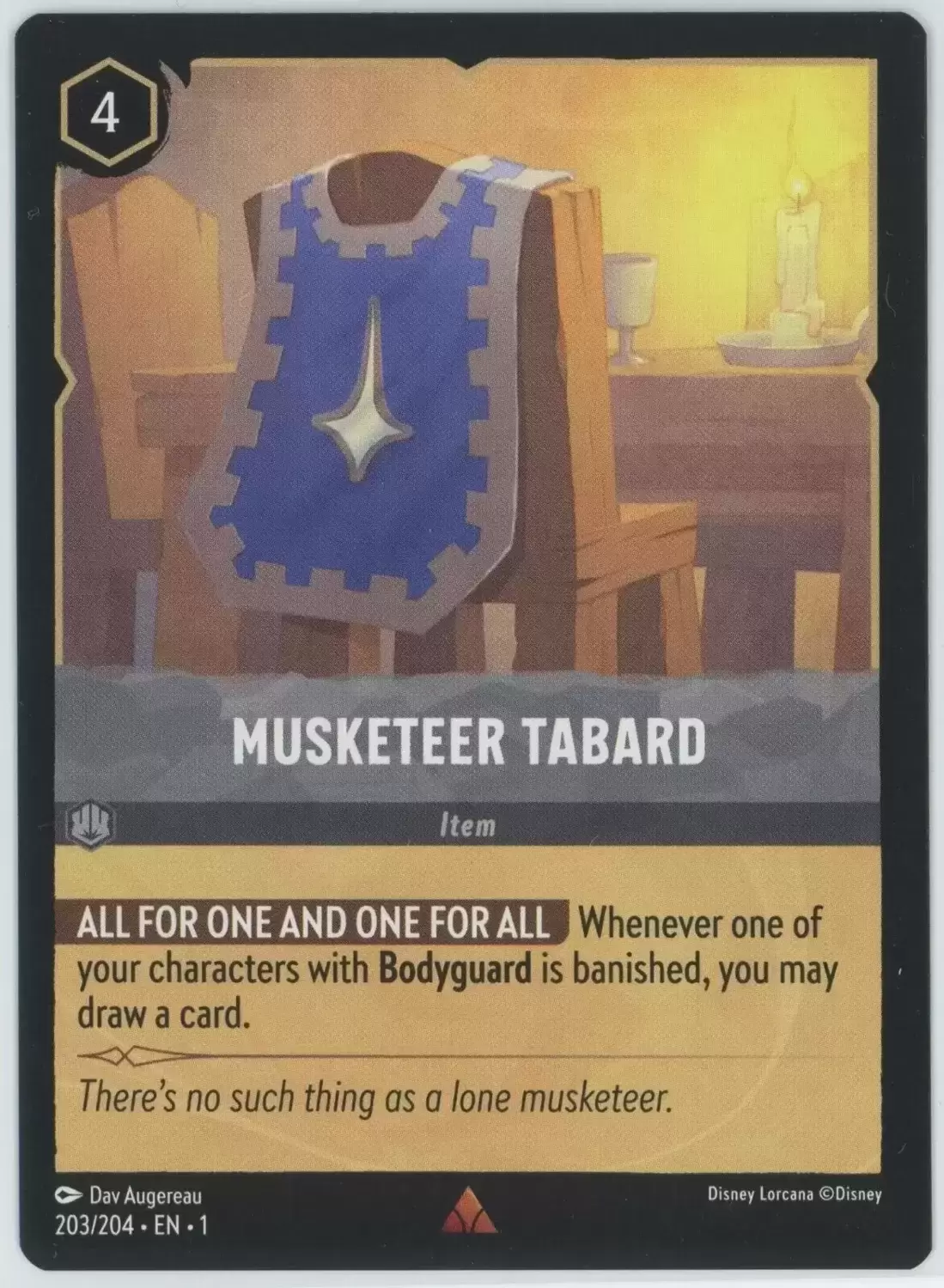 The First Chapter - Musketeer Tabard - Foil