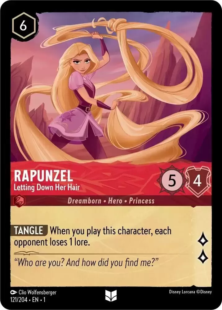 The First Chapter - Rapunzel - Letting Down Her Hair - Foil