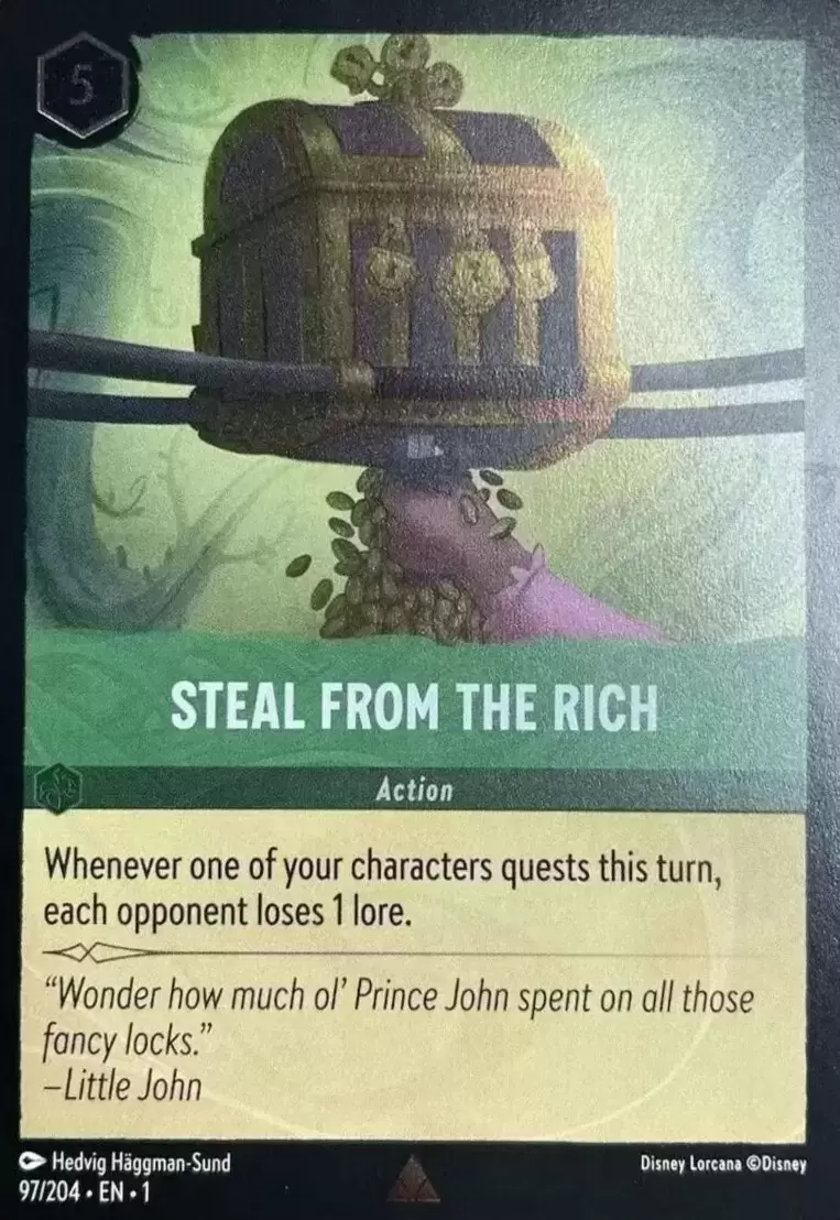The First Chapter - Steal From The Rich - Foil