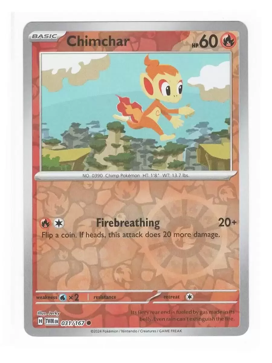Twilight Mascarade - TWMEN - Chimchar Reverse