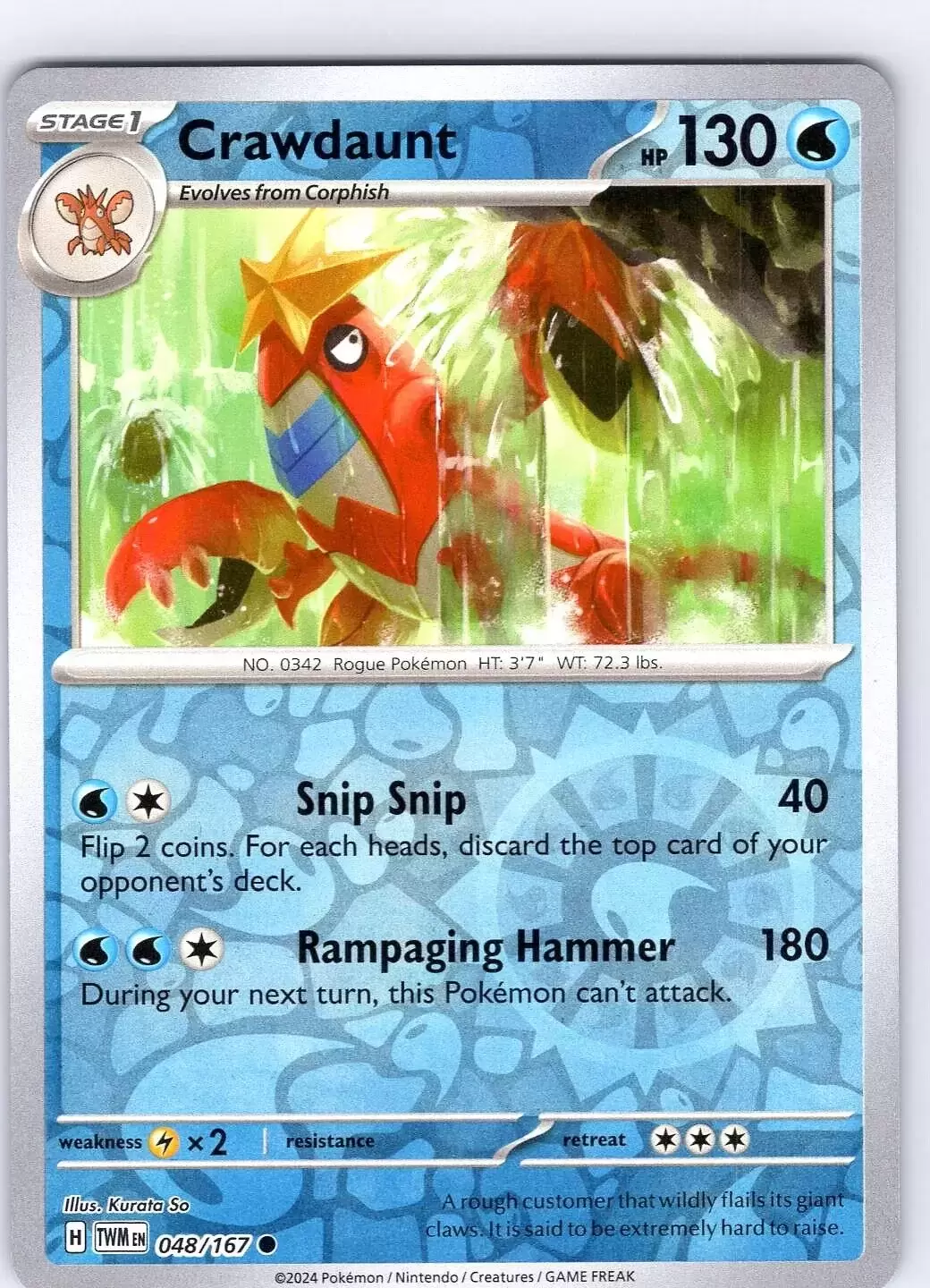 Twilight Mascarade - TWMEN - Crawdaunt Reverse