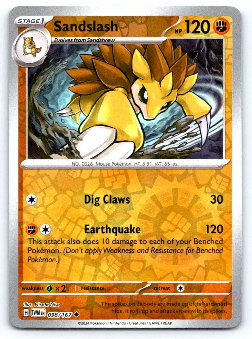 Twilight Mascarade - TWMEN - Sandslash Reverse