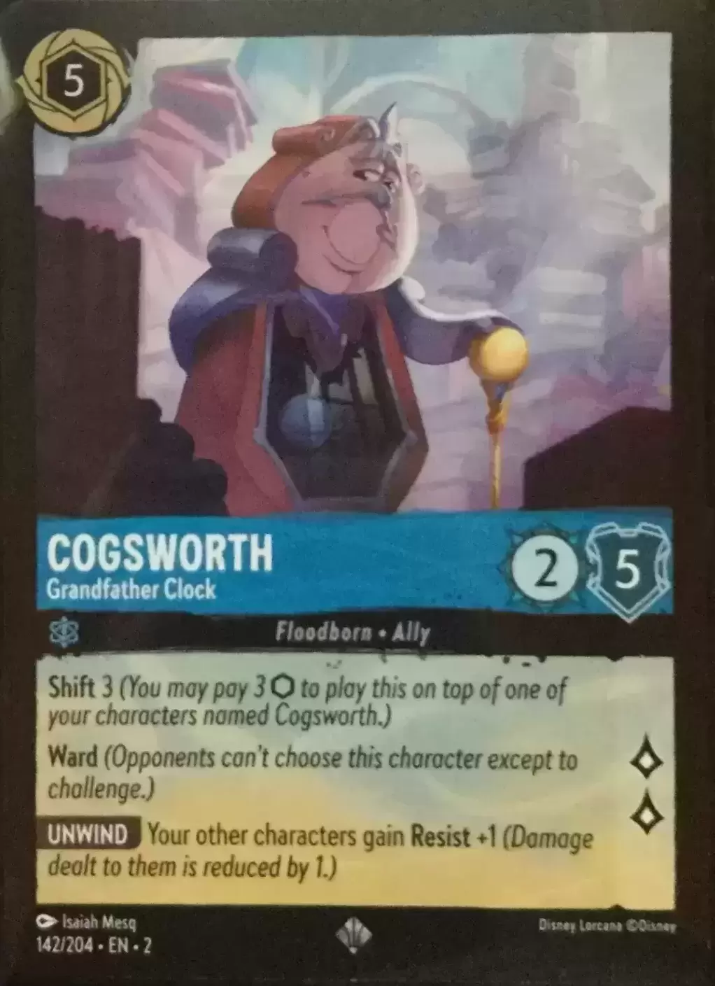 Rise of the Floodborn - Cogsworth - Grandfather Clock - Foil