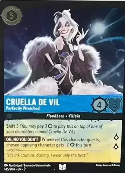 Rise of the Floodborn - Cruella De Vil - Perfectly Wretched - Foil