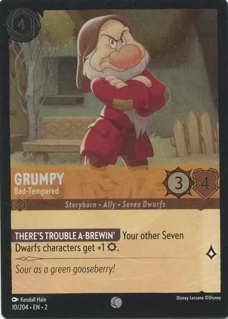 Rise of the Floodborn - Grumpy - Bad-Tempered - Foil
