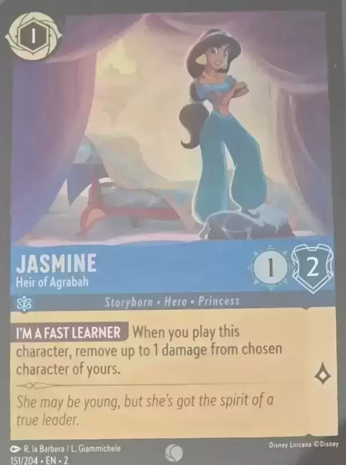 Rise of the Floodborn - Jasmine - Heir of Agrabah - Foil