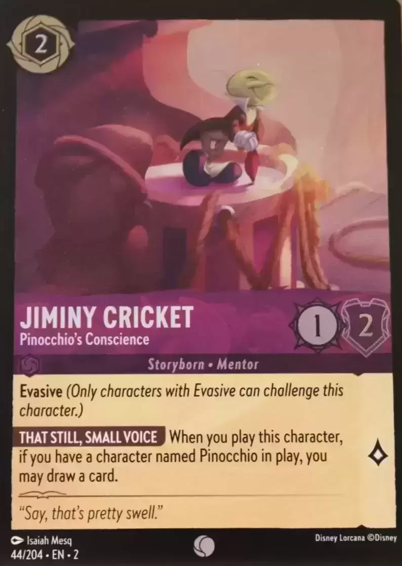 Rise of the Floodborn - Jiminy Cricket - Pinocchio\'s Conscience - Foil