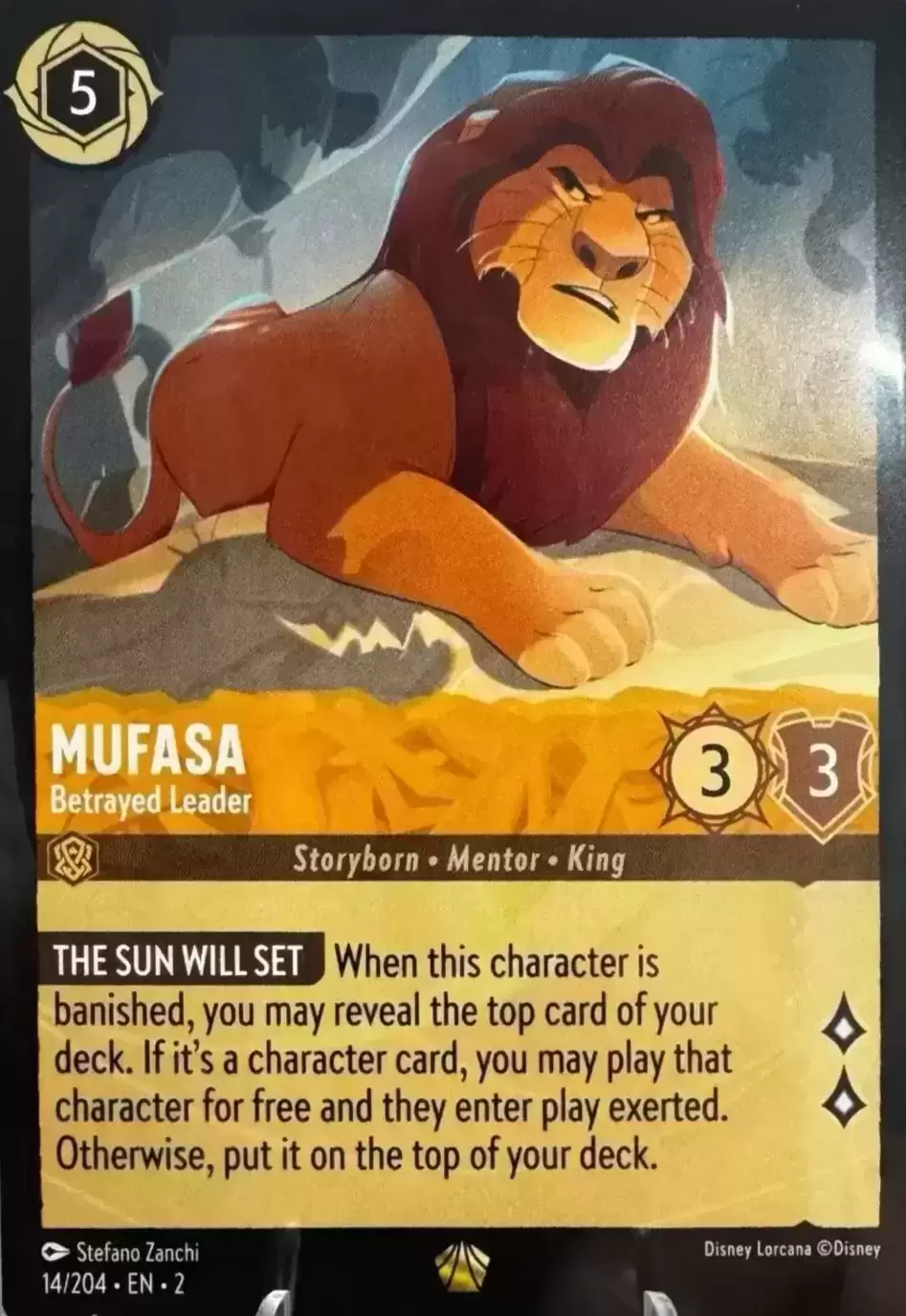 Rise of the Floodborn - Mufasa - Betrayed Leader - Foil