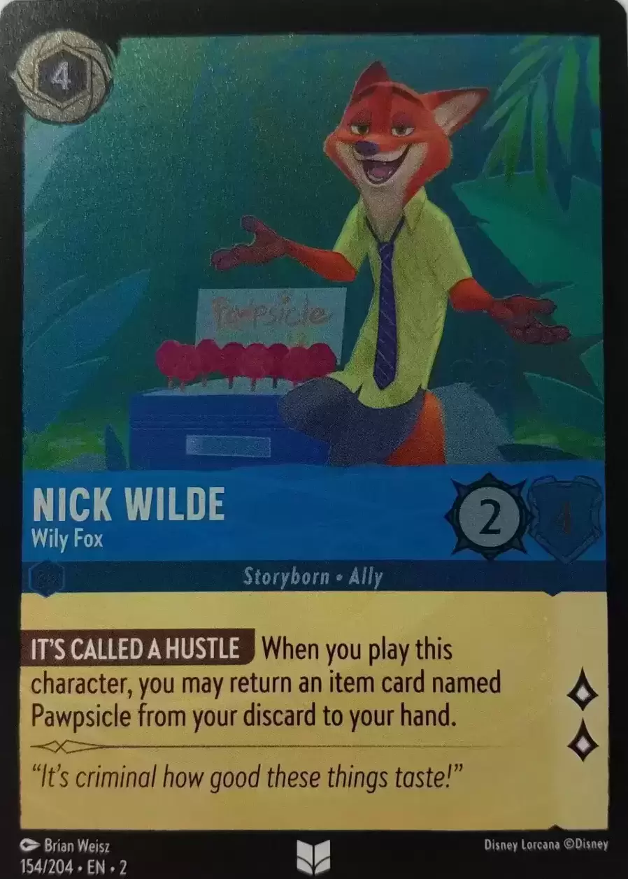 Rise of the Floodborn - Nick Wilde - Willy Fox - Foil