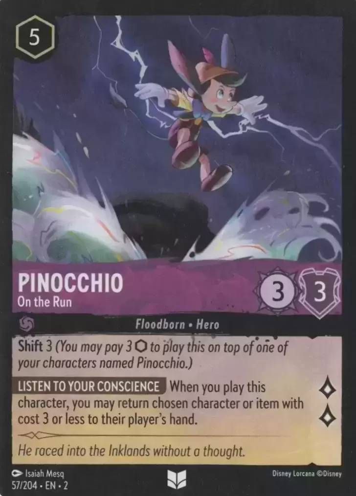 Rise of the Floodborn - Pinocchio - On The Run - Foil