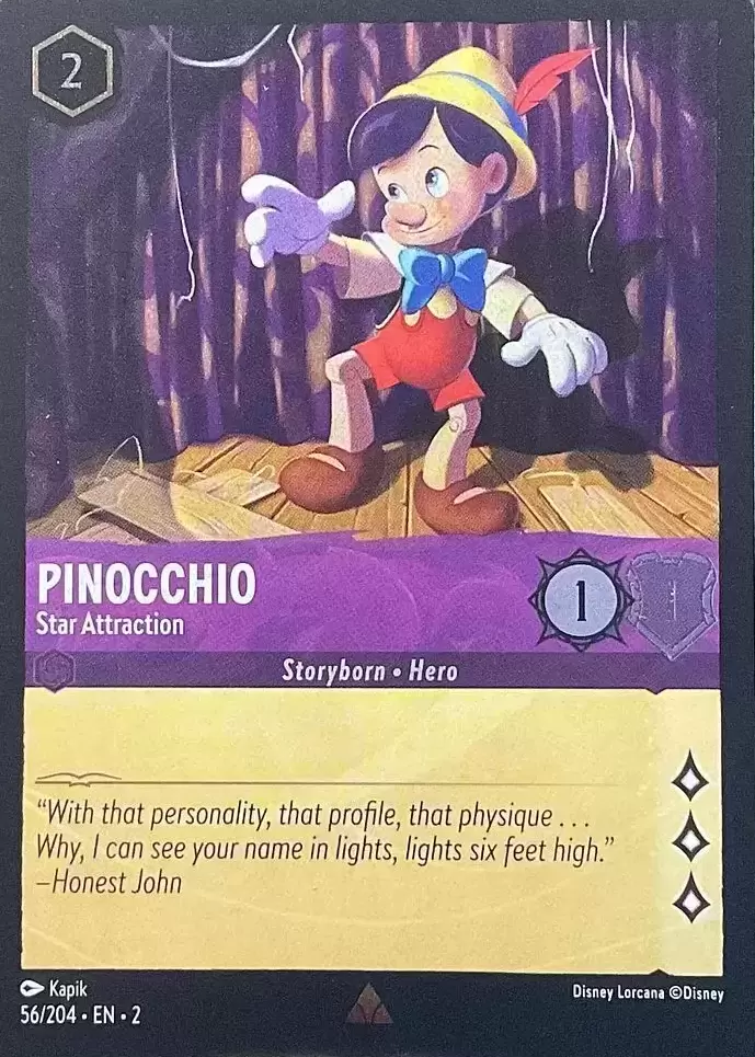 Rise of the Floodborn - Pinocchio - Star Attraction - Foil