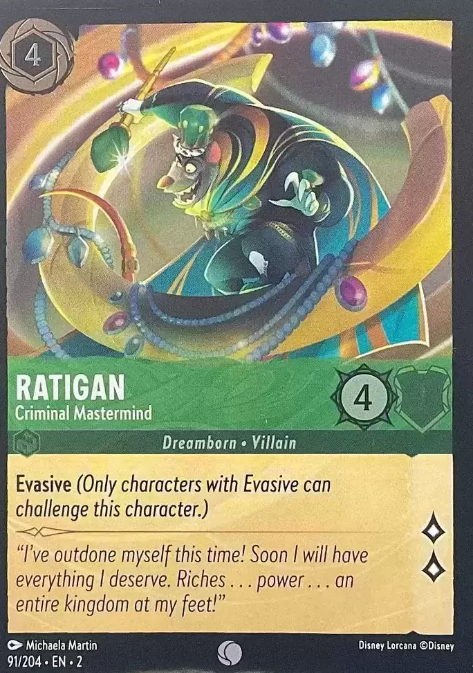 Rise of the Floodborn - Ratigan - Criminal Mastermind - Foil