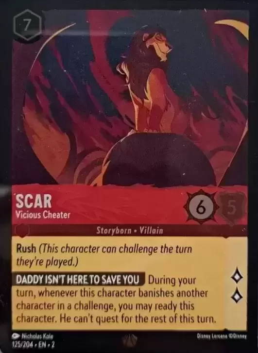 Rise of the Floodborn - Scar - Vicious Cheater Foil