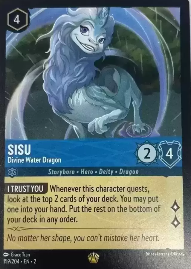 Rise of the Floodborn - Sisu - Divine Water Dragon - Foil