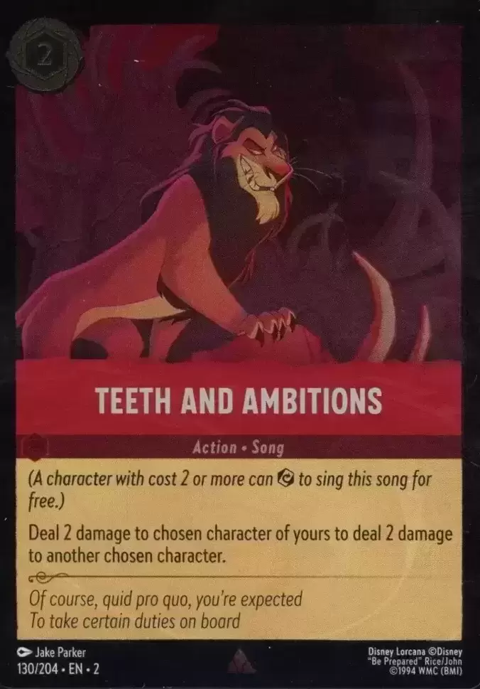 Rise of the Floodborn - Teeth and Ambitions - Foil