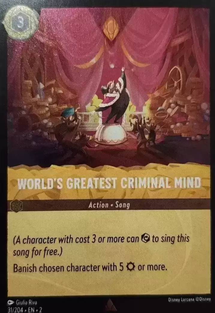 Rise of the Floodborn - World\'s Greatest Criminal Mind - Foil