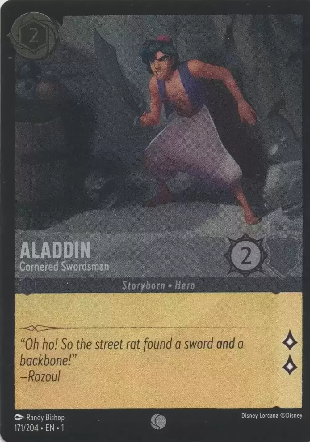 The First Chapter - Aladdin - Cornered Swordsman - Foil