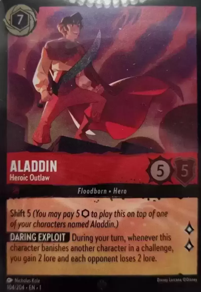 The First Chapter - Aladdin - Heroic Outlaw - Foil