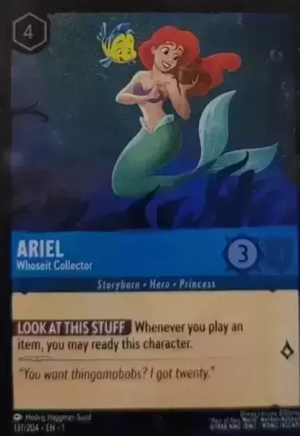 The First Chapter - Ariel - Whoseit Collector - Foil