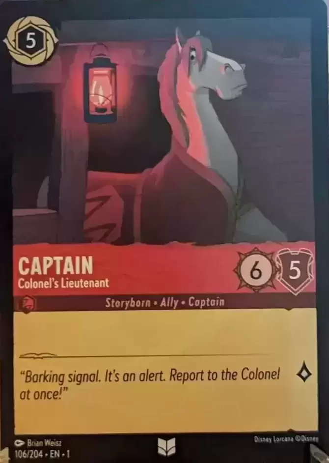 The First Chapter - Captain - Colonel\'s Lieutenant - Foil