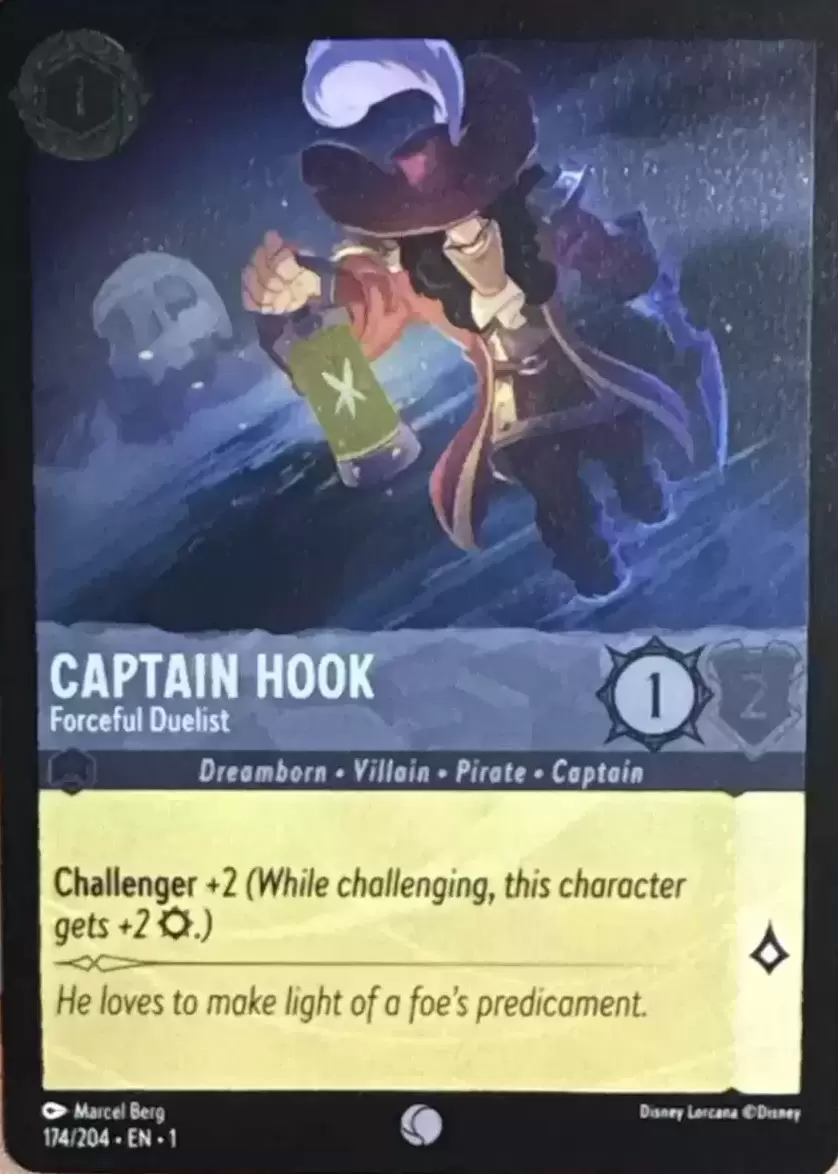 The First Chapter - Captain Hook - Forceful Duelist - Foil