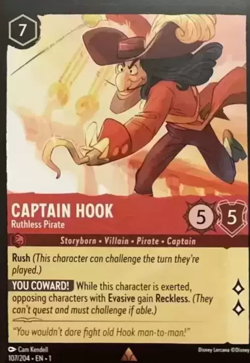 The First Chapter - Captain Hook - Ruthless Pirate - Foil
