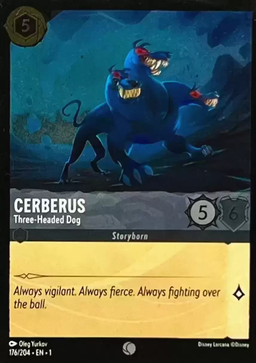 The First Chapter - Cerberus - Three-Headed Dog - Foil
