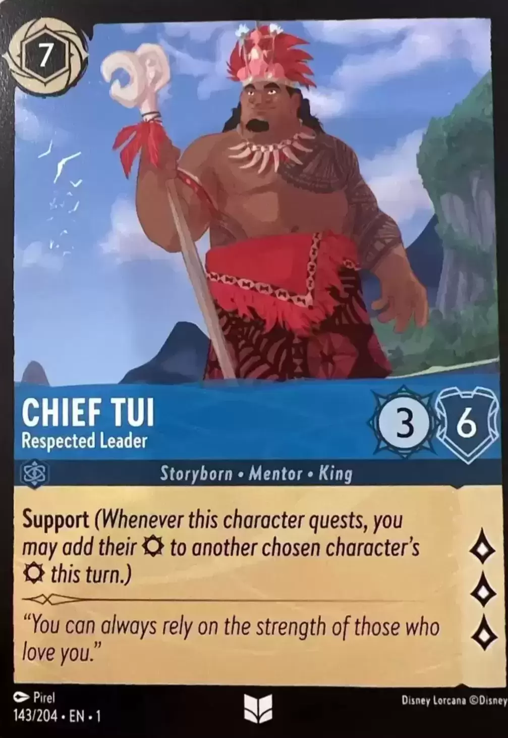 The First Chapter - Chief Tui - Respected Leader - Foil