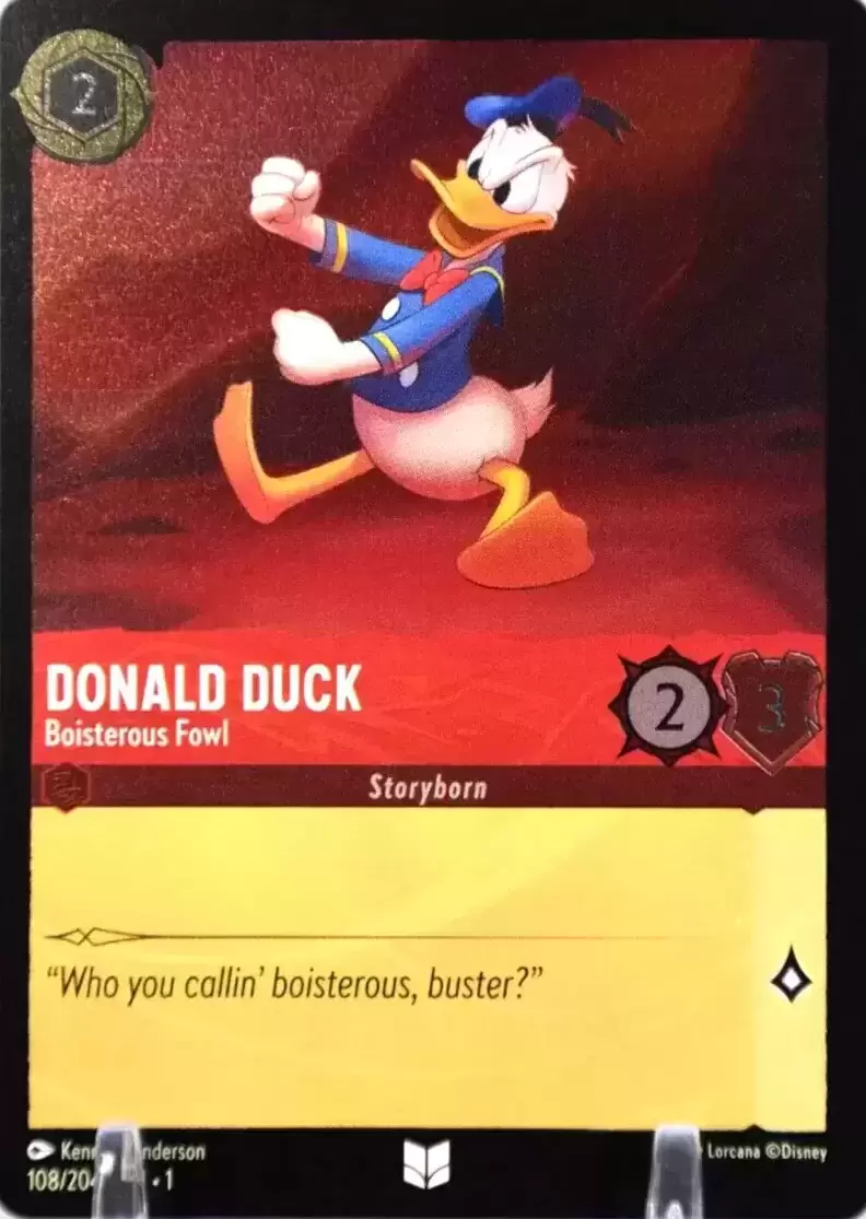 The First Chapter - Donald Duck - Boisterous Fowl - Foil