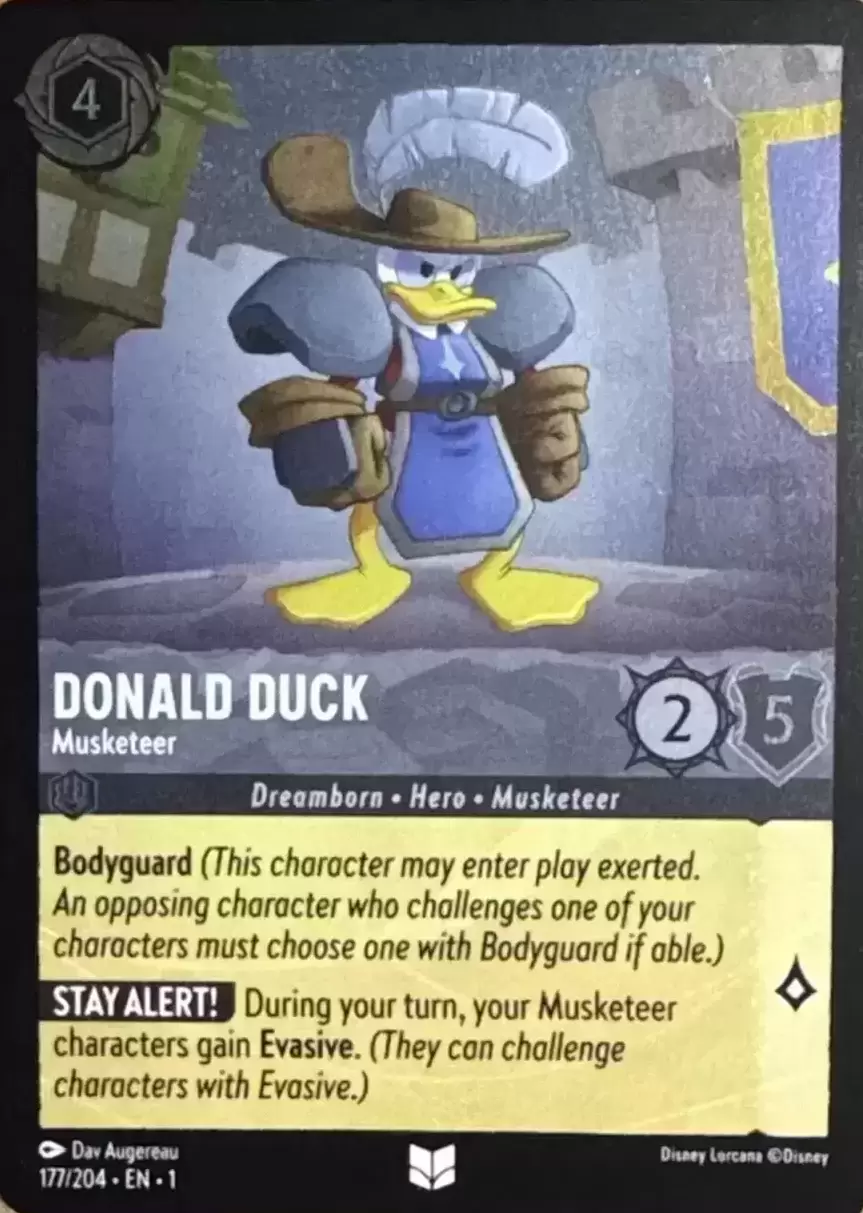 The First Chapter - Donald Duck - Musketeer - Foil