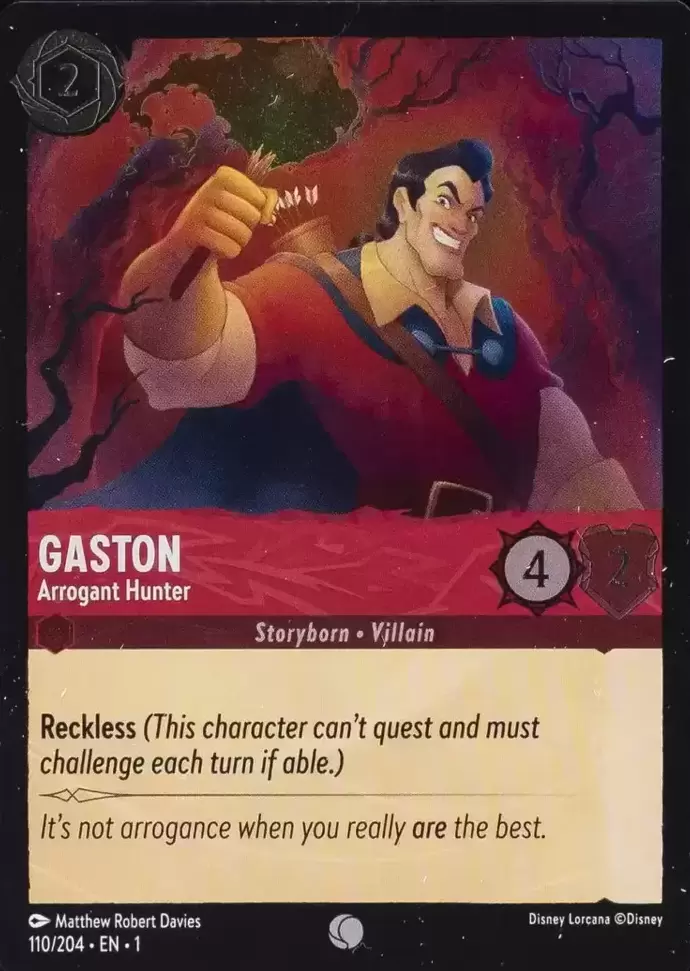 The First Chapter - Gaston - Arrogant Hunter - Foil