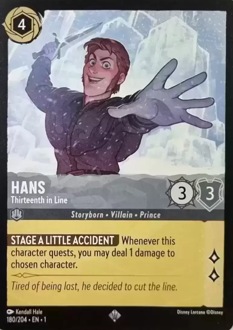 The First Chapter - Hans - Thirteenth in Line - Foil