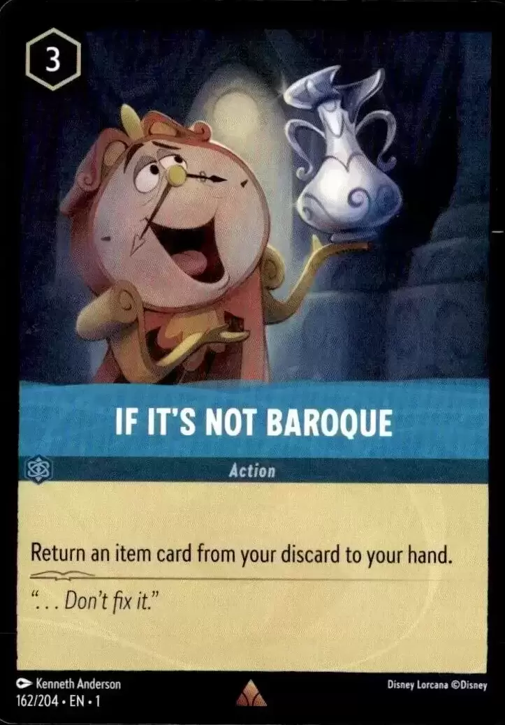 The First Chapter - If It\'s Not Baroque - Foil